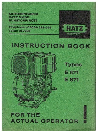 Hatz e571 e671 cyl - e571,