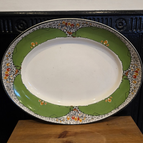 Art deco serving platter - art, platter,eden