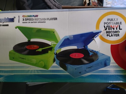 Portable vynil record player - portable,