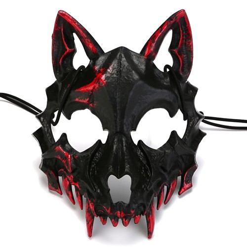 Half face mask - half-face, tiger