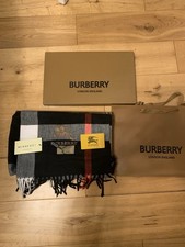 Burberry Cashmere Scarf-Black