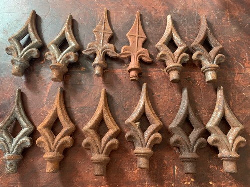 Vintage cast iron rail - iron,