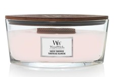 WoodWick Ellipse Candle Sheer Tuberose  Scent Decor Gift Fragrance