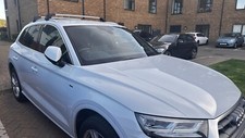 AUDI Q5 ROOF BARS CROSS BARS ROOF RACK LOCKABLE GREY 2018 ONWARDS 80 KG