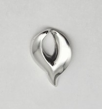 VTG James Avery Retired Descending Dove Sterling Silver Modernist Pendant - 3.0g