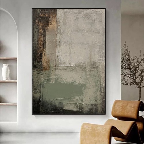 100 hand painted - 100%, abstract
