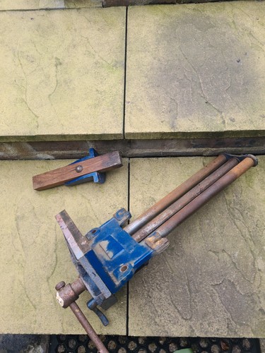 Record wood bench vice - record,