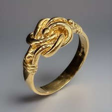 9ct Yellow Gold on Silver