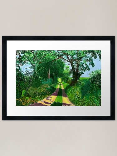 David hockney framed - hockney, art
