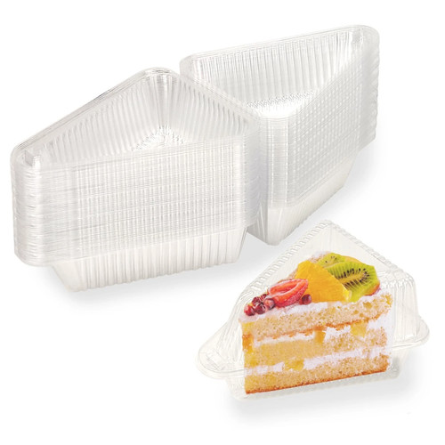 50pcs cake slice containers - 50pcs,