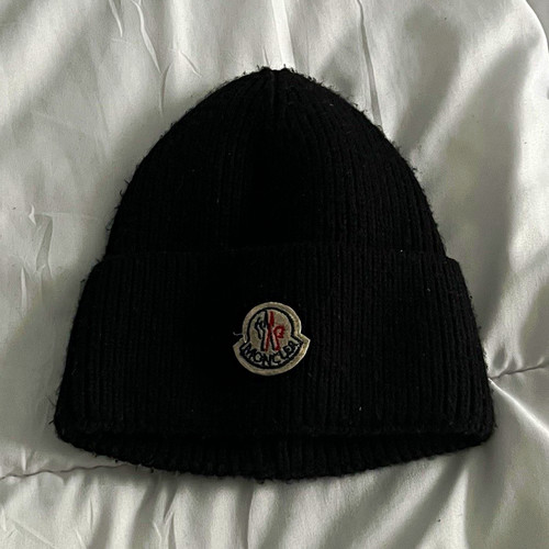 Moncler black acrylic knit - acrylic,