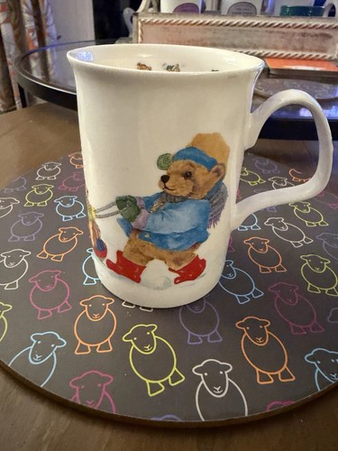 Playtime teddy fine bone china - teddy,