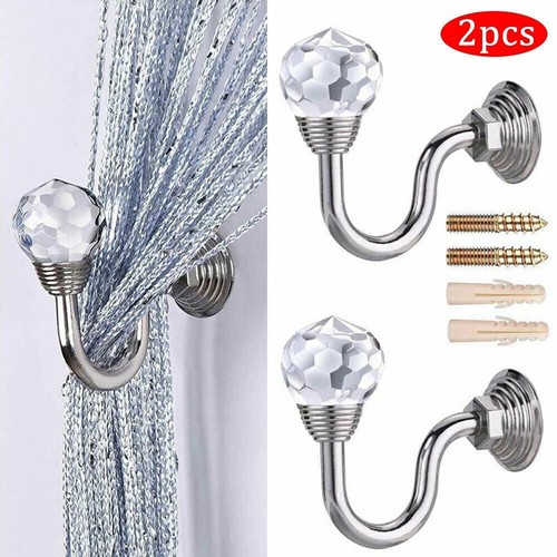 Crystal curtain holdback - 2x,