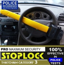 Stoplock PRO Steering Wheel Lock Car Van Motorhome Anti Theft High Security.