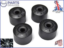 GENUINE WHEEL NUT COVERS FOR VW GOLF PASSAT BOLT PLASTIC CAPS NORMAL 17mm X4