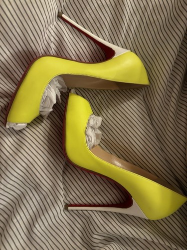 Louboutin flo neon yellow - louboutin,