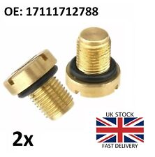 2X Radiator Coolant Expansion Tank Bleed Screw Reservoir For BMW E36 E39 E46mini