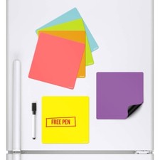 Coloured squares magnetic - coloured,