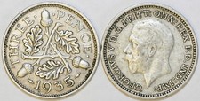 1928 to 1936 George V Silver