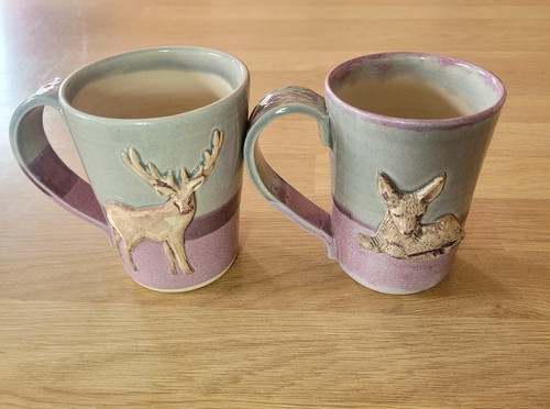 Pair anne brown ceramics - pair,