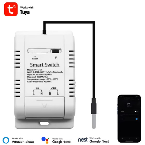 Tuya wifi smart temperature - wifi,