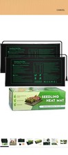 2 Pack Seedling Heat Mat