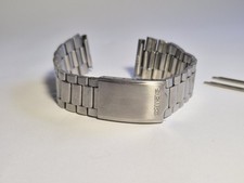 20mm Replacement Stainless Steel Bracelet Strap Band For Seiko 5 Watch