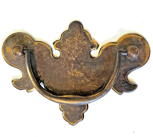 Solid brass plate - , handle