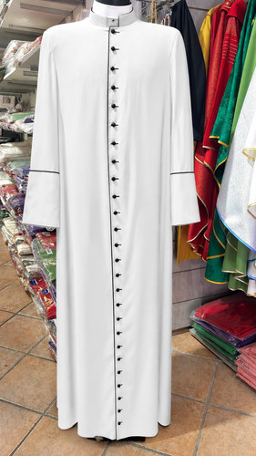 Cassock white - -,