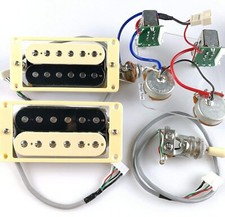 ProBucker Alnico Electric Guitar zebra Humbucker Pickups with Pro Wiring Harness