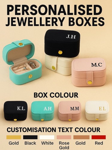 Custom initial jewellery box - jewellery,