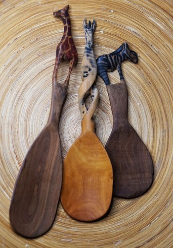 Hand carved wooden - wooden, safari