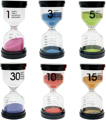 Pack sand timers - -, 6