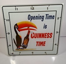 8x8 Inch GUINNESS Glass Clock
