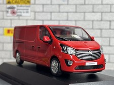 *BOXED* 1:43 MINICHAMPS OPEL VIVARO VAN (Magma Red) Vauxhall LHD MODEL CAR!!