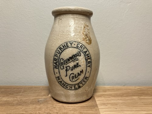 Cream pot crock - pot, manchester