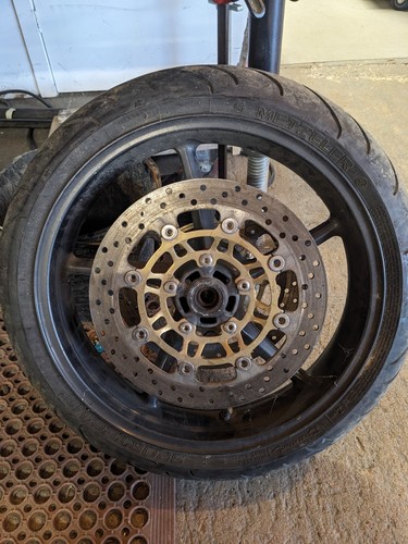 Triumph motorbike front wheel - triumph,