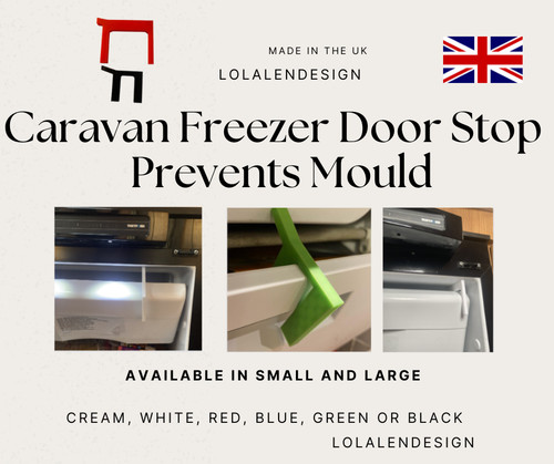 Caravan fridge freezer - fridge, door