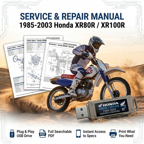 Honda xr80r xr100r 1985 - xr100r,