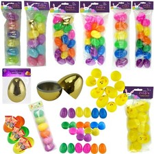 Fillable Easter Eggs Plastic Surprise Eggs Egg Hunt Decor Kids Treat Fillers