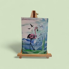 Flamingo Original Painting A5