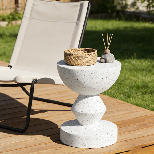 Lightweight concrete drum side - concrete,
