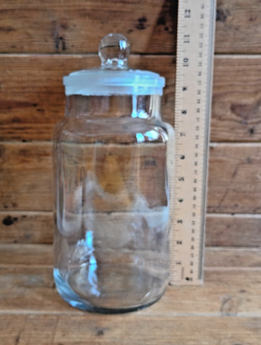 Large vintage glass - large,