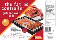 50 x Fat Controller Grill & Oven Cooking Pads Absorbs Fat 