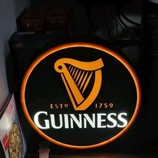 GUINNESS illuminated sign led