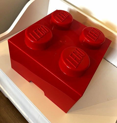 Lego red storage - lego,