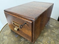 Vintage Oak Wood Single Drawer