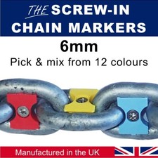 Anchoright™ 6mm anchor chain markers - pick & mix from 12 colours