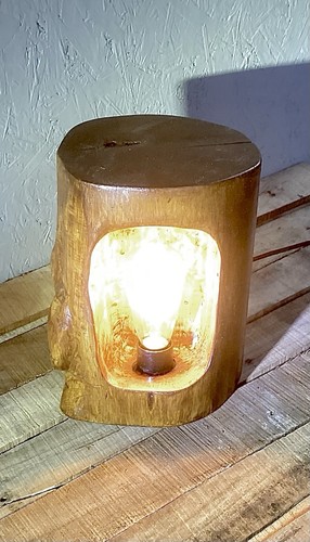 Unique handmade lamp table - unique,,