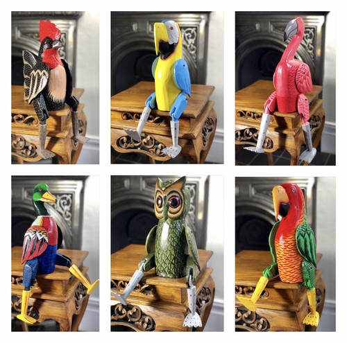 Wooden shelf sitter bird - shelf,